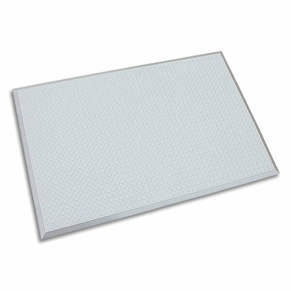 Ergomat Ergomat Infinity Deluxe Stainless ESD 4ft x 10ft Anti-Fatigue Floor Mat IND0410-STL-ESD